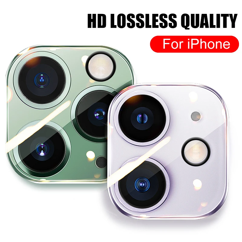

2PCS 9D Back Lens Protective Glass Screen Protector For iPhone 12 11 Pro Max Tempered Glass For iPhone 12 Camera Protector