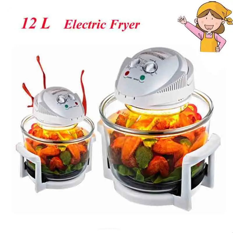 1300w power 12L capacity Halogen Oven Turbo Conventional Infrared Super Wave Electric Fryer |