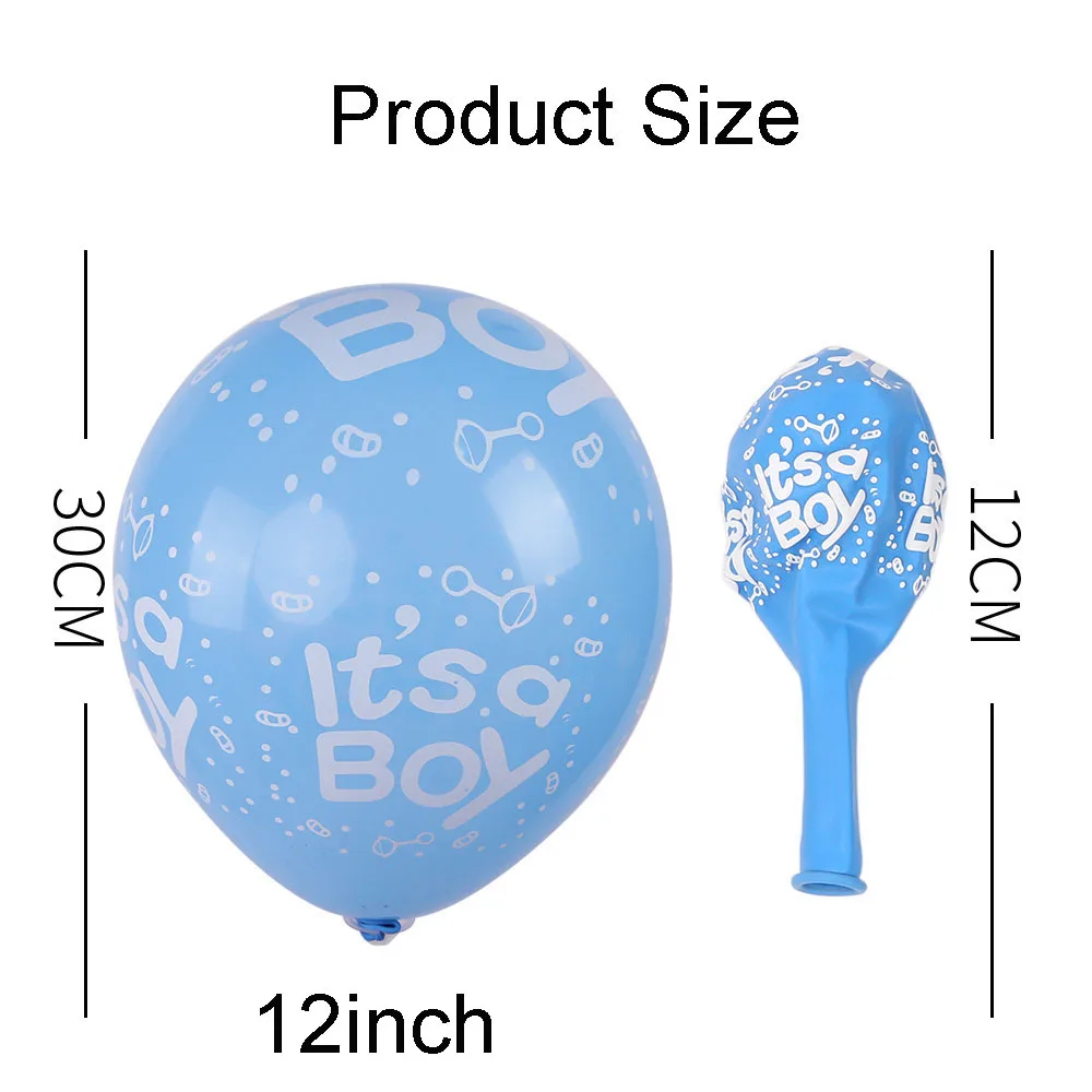 

2.8g 12inch Baby Shower Balloon Boy Or Girl Gender Reveal Party Supplies Birthday Party Decorations Kids Baloons