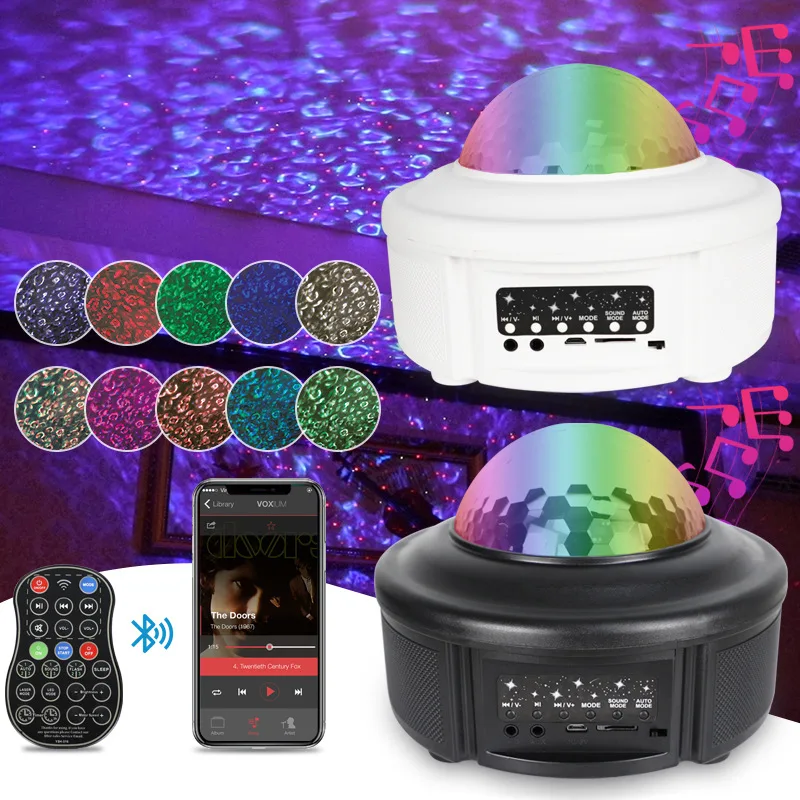 Проектор звездного неба Галактический ночник детский с bluetooth USB музыкальный