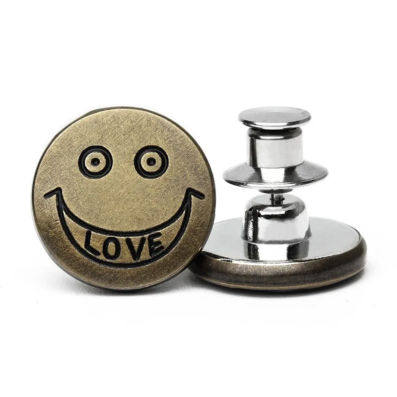 

Snap Fastener Metal Buttons For Clothing Jeans Perfect Fit Adjust Waist Button Leggins Nail Free Twist Sewing Accessories