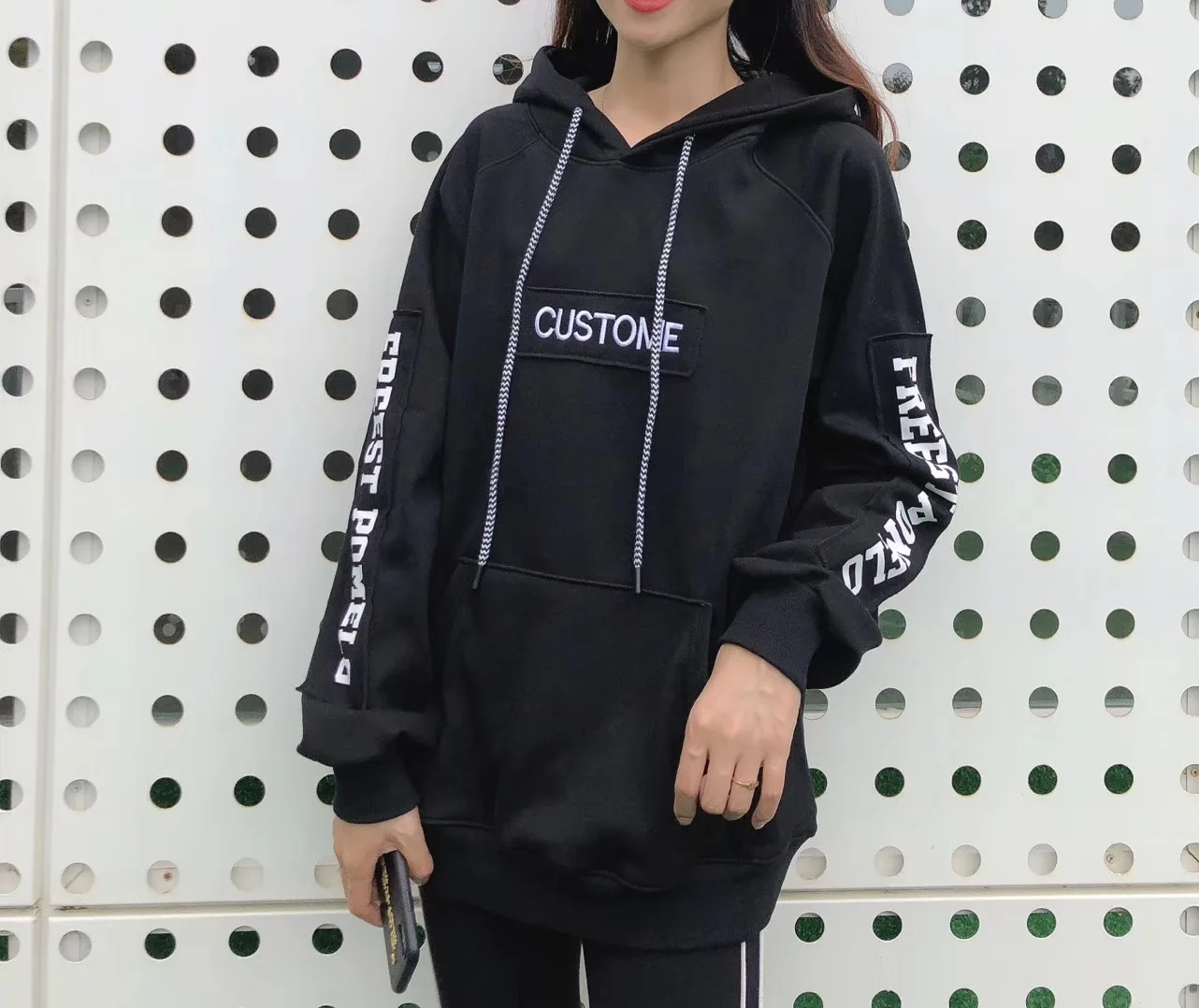 

New High quality winter casual women's cotton classic long sleeve Hoodie