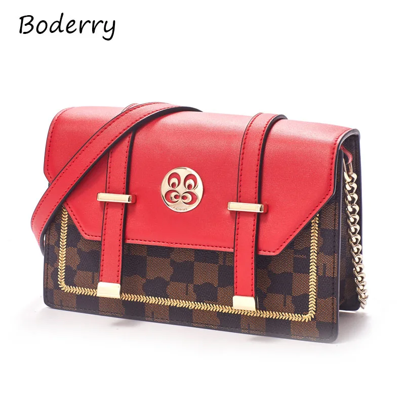 Boderry/Новинка 2021 года Сумки через плечо для отдыха с вышивкой мессенджеры высокого