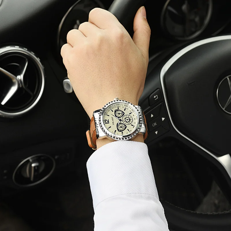 Часы мужские классические механические с циферблатом|Мужские часы| |