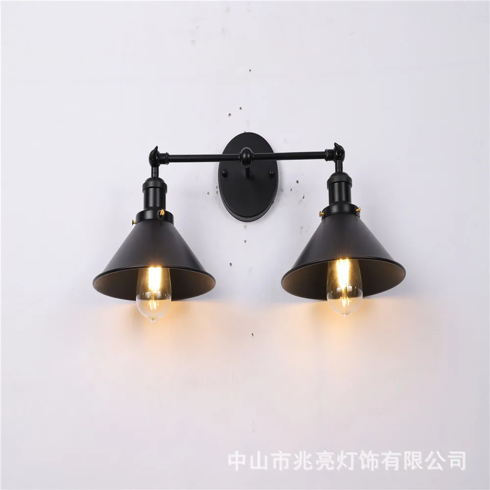 

vintage blue wall light nordic decoration home glass wall sconces wood led dining room aisle bedroom wall lamp