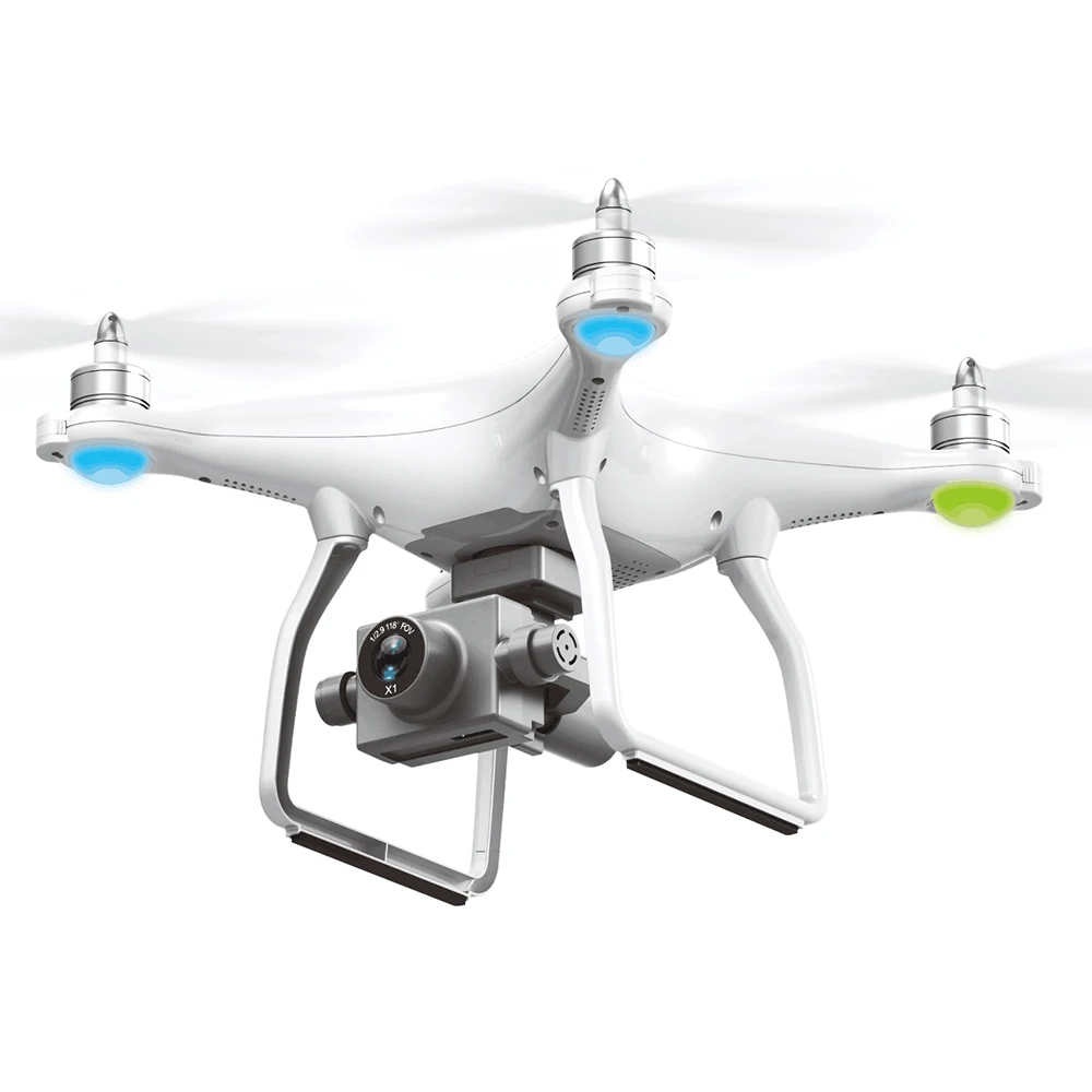 Бесщеточный Радиоуправляемый Дрон WLtoys X1 Квадрокоптер GPS 5G Wi-Fi FPV 1080P HD камера Gesture