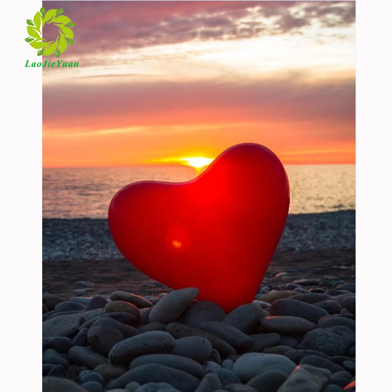 Алмазная мозаика сделай сам алмазная живопись квадратное/Круглое сердце картины