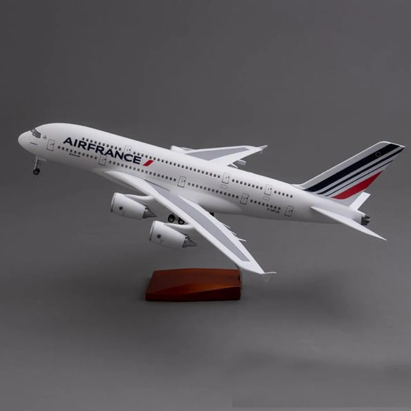 1/160 масштаб 50 См авиакомпания Air France модель Airbus A380 самолета Смола самолет со