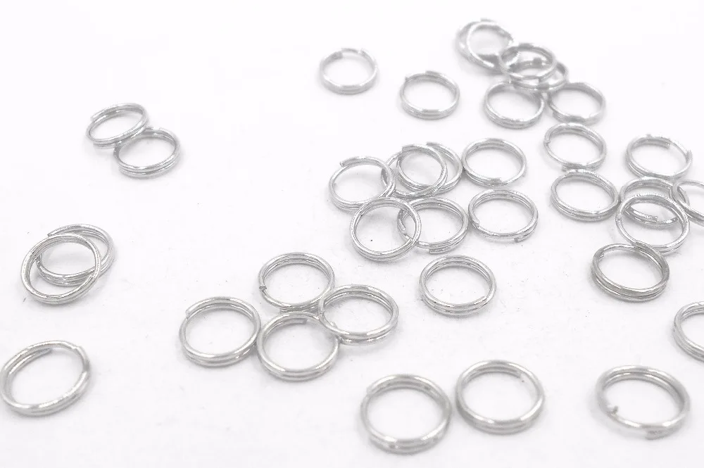 400 шт. раздельные кольца для изготовления брелоков и браслетов 6 мм|jump rings|ring splitopen