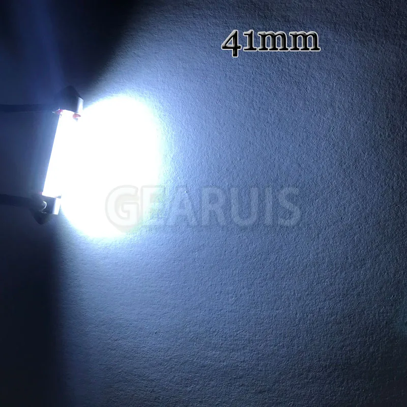 10 шт. купольные фонари Festoon C5W Canbus 31 мм 36 39 41 12 16 20 24 SMD 4014 светодиодные неполярные 0 1