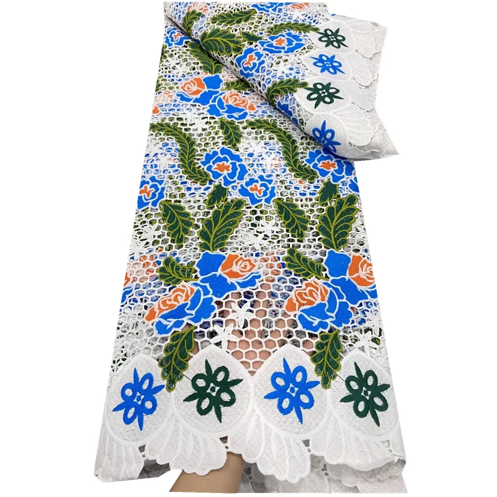 

Новейший дизайн 2021 гипюровая кружевная ткань с вышивкой из французского кружева АФРИКАНСКАЯ кружевная ткань с камнями для свадьбы