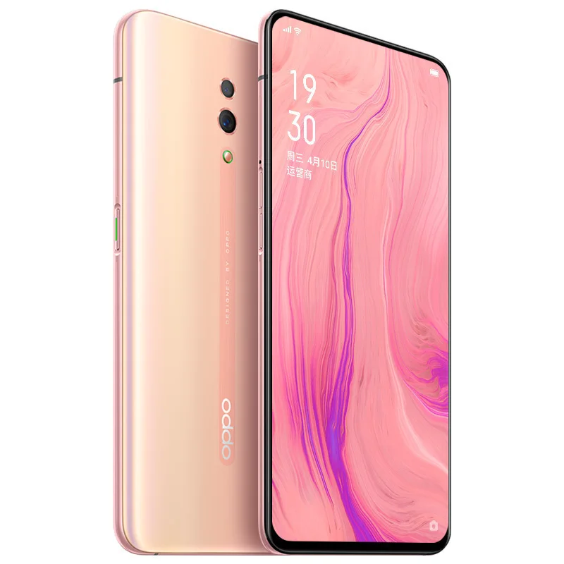 DHL Быстрая Oppo Reno сотовый телефон Snapdragon 710 Android 9,0 6," ips 2340X1080 8 Гб ram 256 ГБ rom МП отпечаток пальца NFC