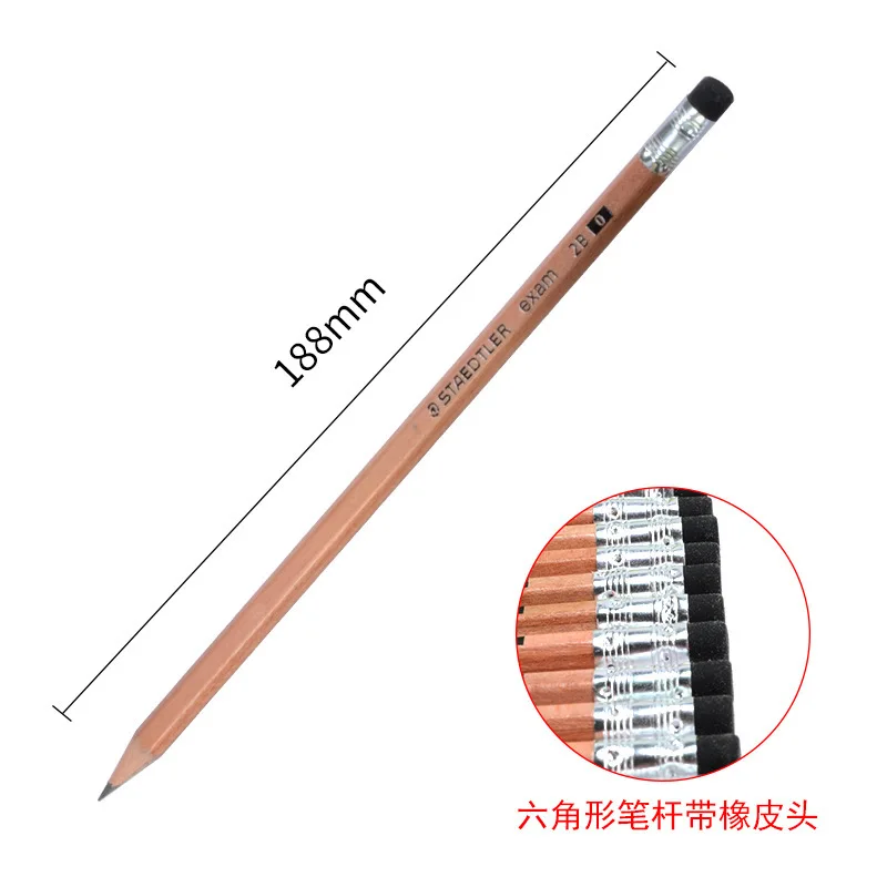 24 шт. STAEDTLER 2B карандаш карандаши для рисования пишущий канцелярские