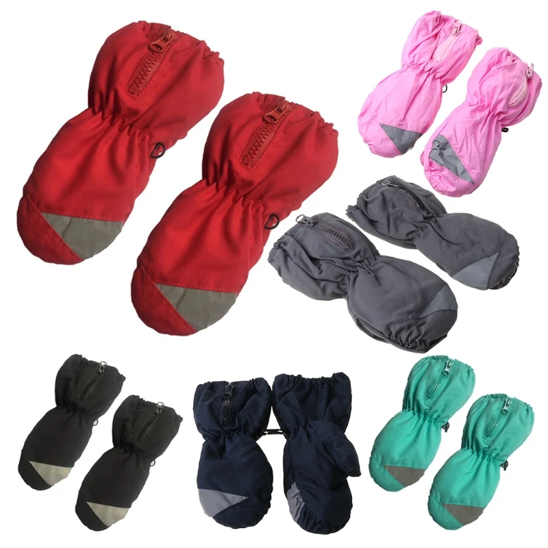 

Warm Windproof Children Ski Gloves Kids Boys Girls Anti-slip Winter Snow Snowboard Outdoor Riding Long-sleeved Mitten