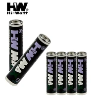 20pcs hi watt battery aaa r03p 1 5v carbon zinc single use r03 um4 3a carbon dry baterias hw for flash shavers thermometer gun