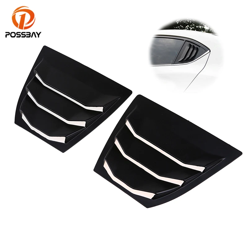 

Posbay черная наклейка на заднее окно автомобиля Стайлинг авто боковое окно жалюзи совок крышка вентиляционное отверстие для Mazda 3/Axela седан 2014-...