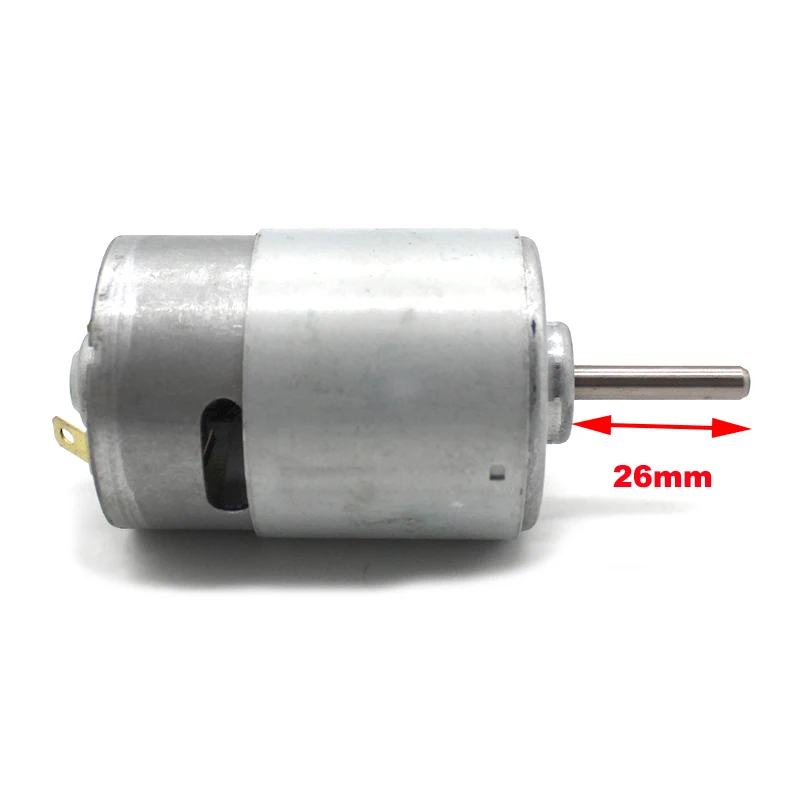 Круглый RS-755 мотор-редуктор постоянного тока 12В 18V 24V 4150RPM Высокий крутящий момент