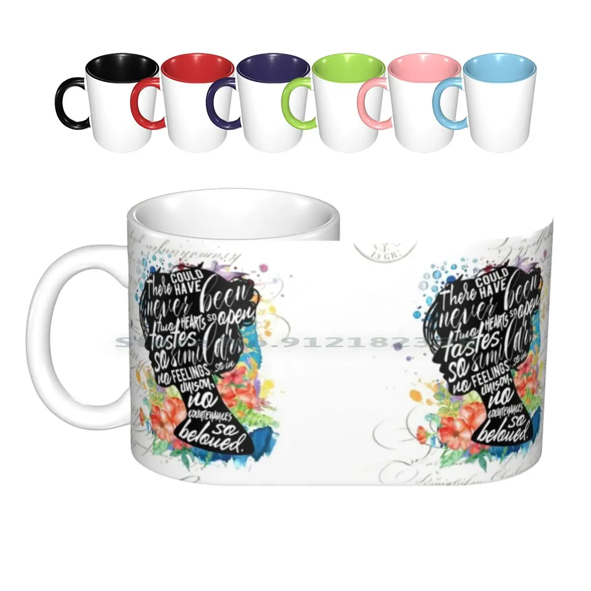 

Persuasion-So Beloved Ceramic Mugs Coffee Cups Milk Tea Mug Jane Austen Persuasion Classics Book Books Book Quote Reader