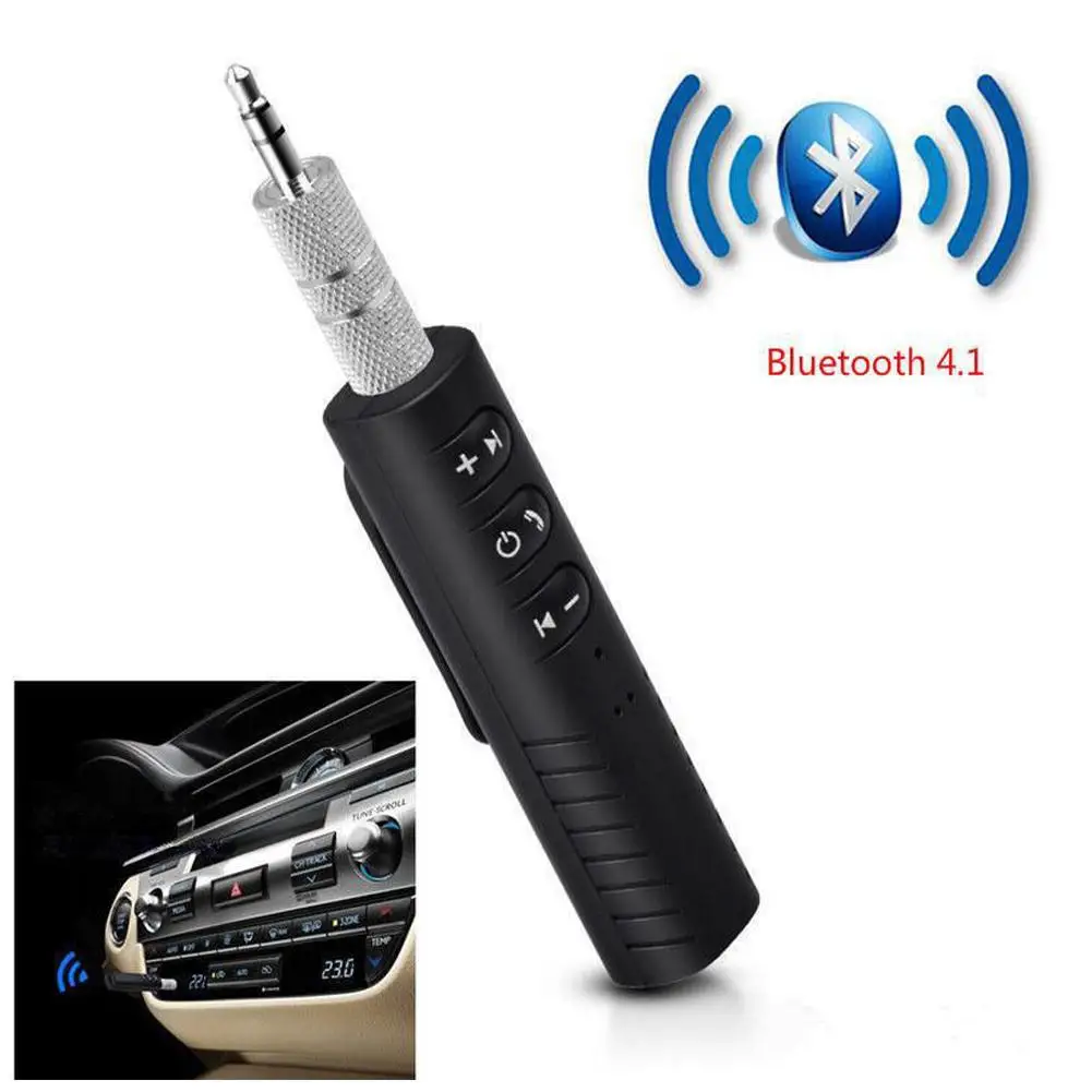 

Wireless Receiver 3.5 Mm Aux Audio Stereo Music Hand-Free Vehicle Adapter Hand-Free Vehicle Adapter