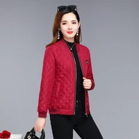 jacket women2021new spring autumn winter thin quilted bomber jackets coat woman basic parkas outerwear female clothings