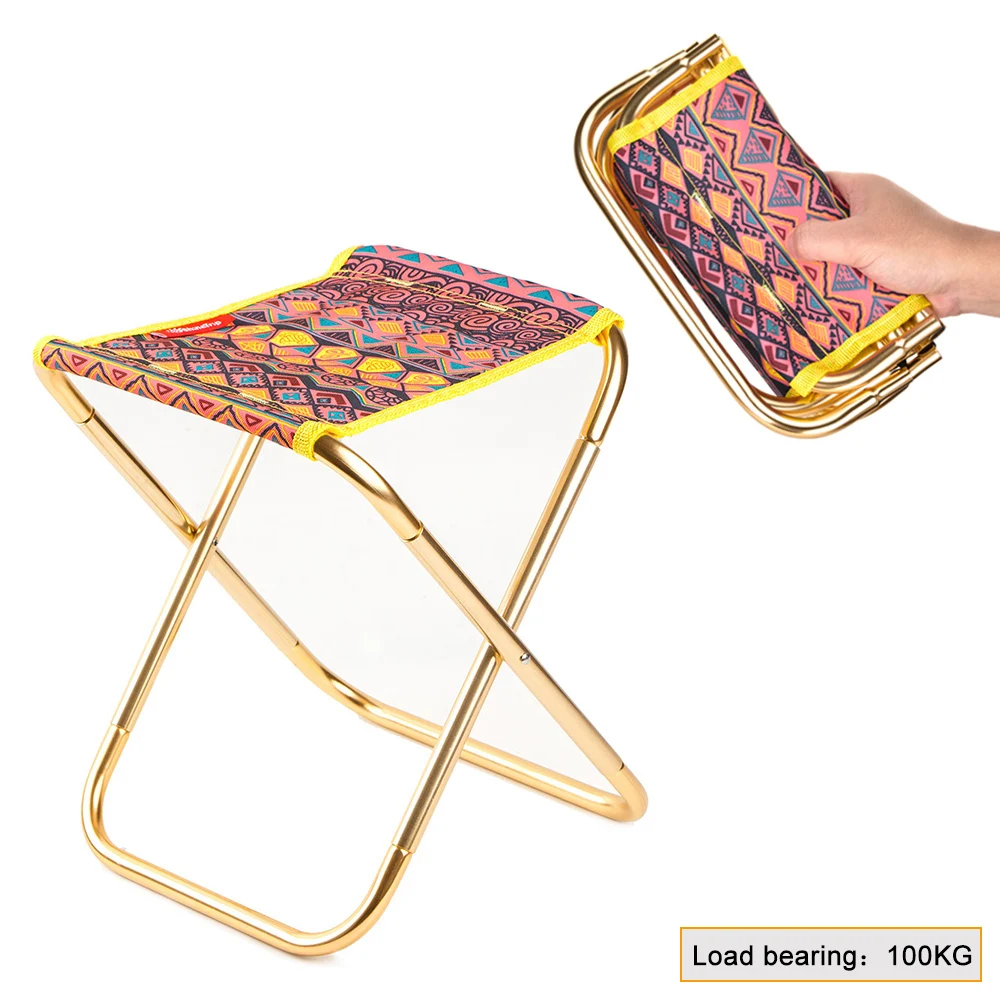 Складной стул с чехлом для кемпинга пешего туризма пикника пляжа путешествий рыбалки|Стулья рыбалки| |