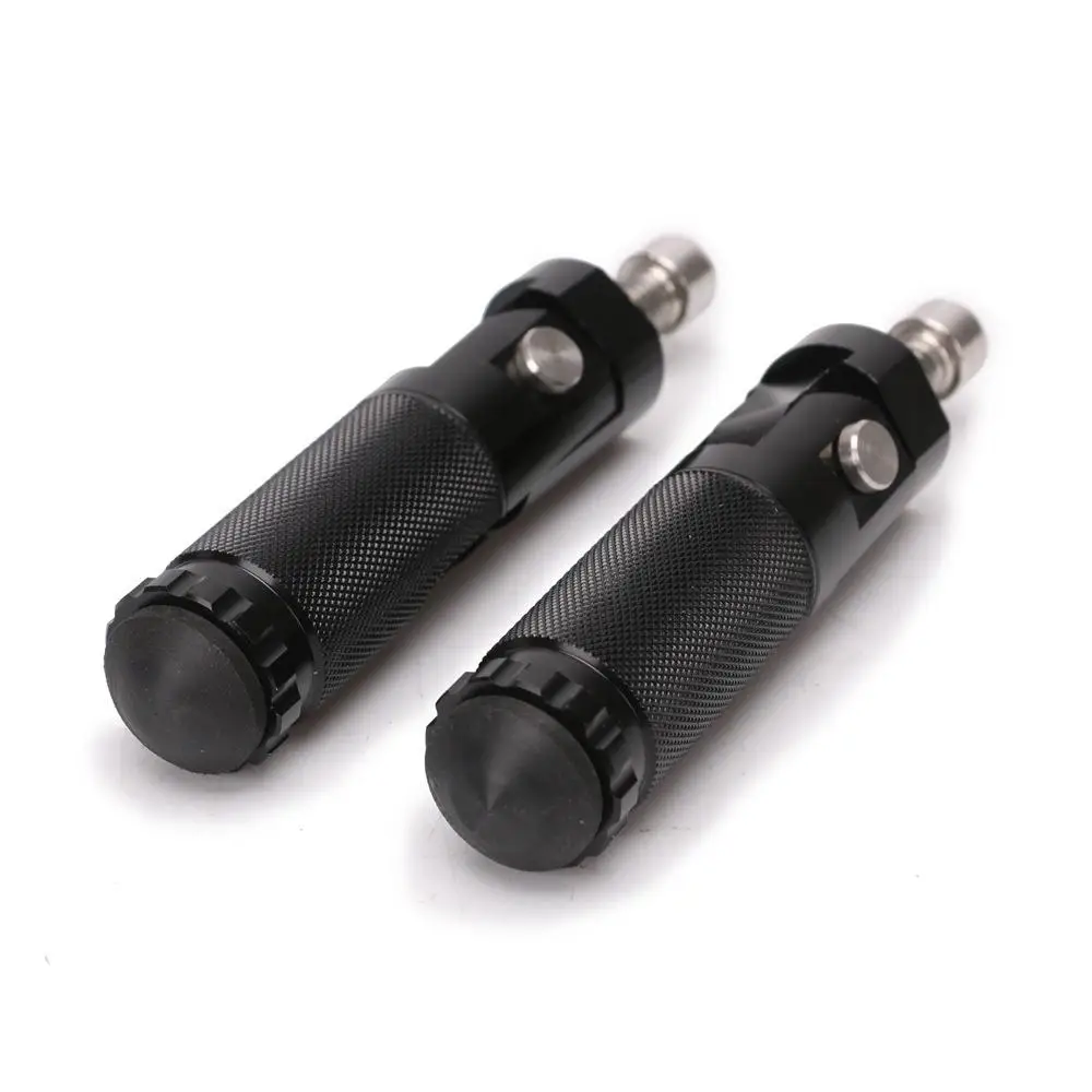 

2pcs Motorcycle Bike Folding Footrests Footpegs Universal CNC Aluminum Foot Rests Pegs Rear Pedals Set Motor Accessories
