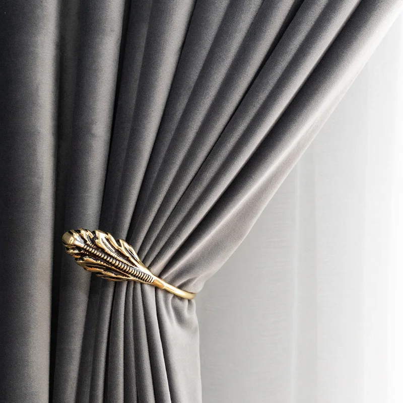 Роскошные бархатные светонепроницаемые шторы современные американские