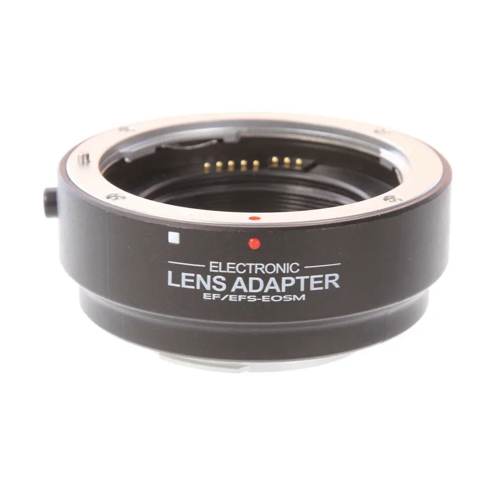 Adaptador de Lente Automático para Câmera Ef-s a Eos Anel Eletrônica Foco Canon ef m Ef-m af