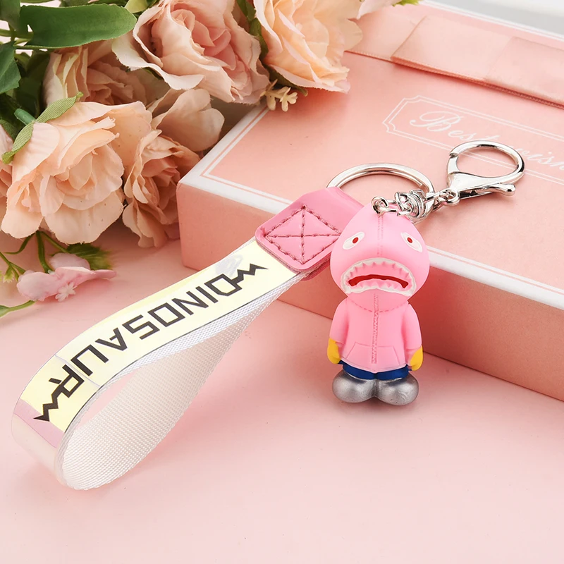 

Fashion Lovely Shark Key chain Key Ring Holder For Women Bag Car Key Chain Gift Key Jewelry Pendant EH059