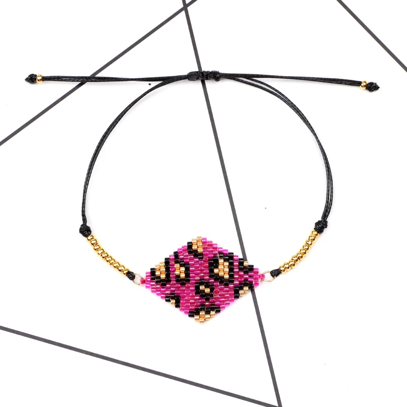 Женский браслет с леопардовым принтом FAIRYWOO манжетами из розового золота и