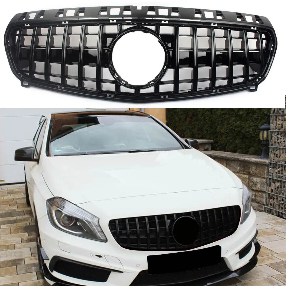 Передний бампер для Mercedes Benz W176 A Class A200 A250 A45 2013 2014 2015 GT|Гоночные решетки| |