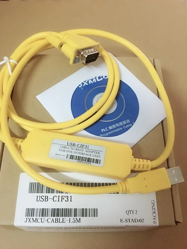 Универсальный USB RS232 CIF31 Кабель для программирования Omron PLC CS1W к WIN7 CQM1 USB|rs232 usb cable|for