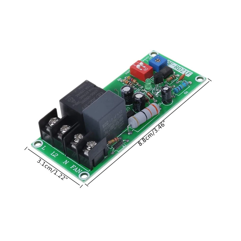 AC100V-220V Регулируемый релейный модуль управления таймером выключение плата