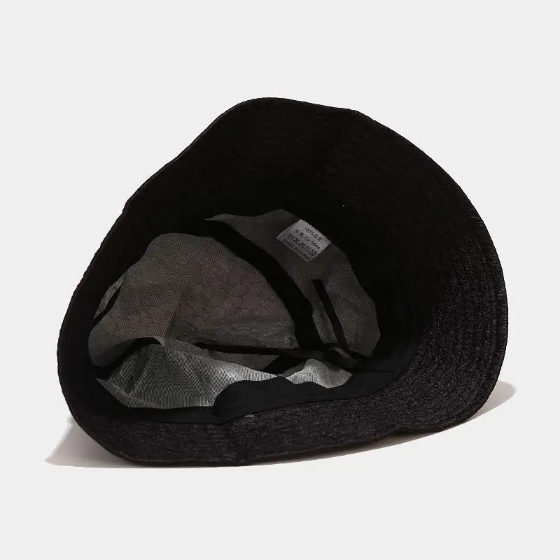 

Polyester Flowers Embroidery Bucket Hat Fisherman Hat Outdoor Travel Hat Sun Cap Hats for Men and Women 313