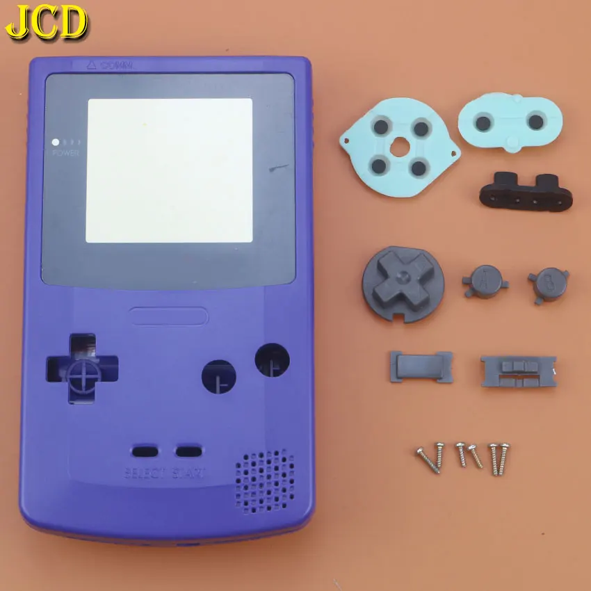 JCD 1 шт. для NAND Запчасти для Gameboy игровой запасной чехол пластиковая оболочка Крышка для консоль GBC полный корпус Чехол