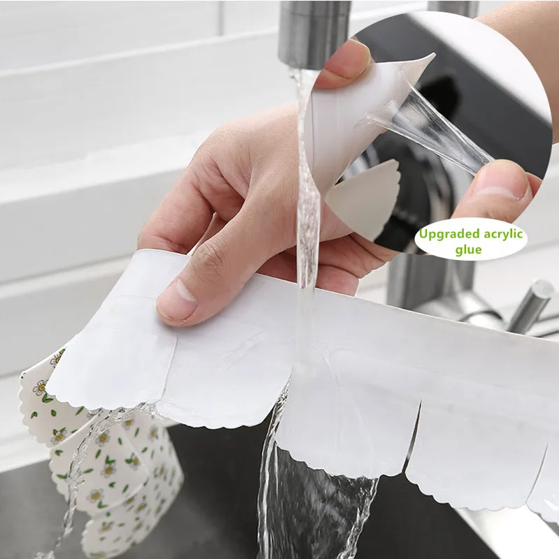 Водонепроницаемая Ванная комната раковина туалет уплотнительная полоса ПВХ