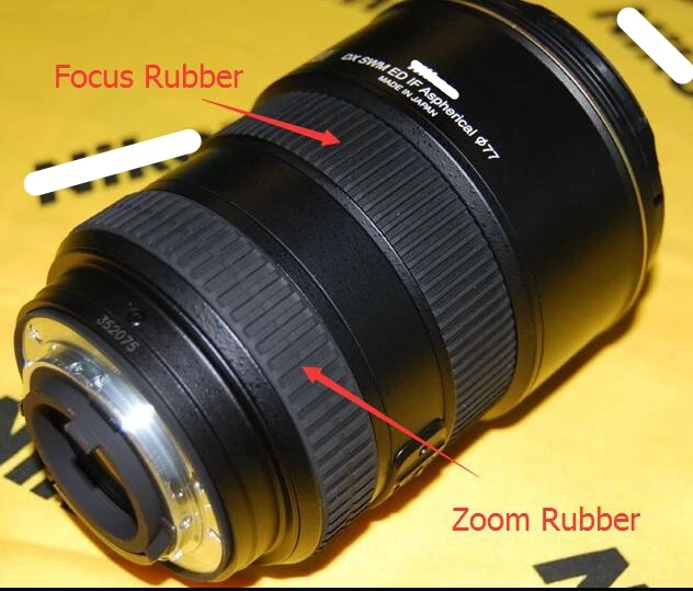Резиновый фокус для NIKKOR 17 55 2 8G Zoom запасные части Nikon мм f/2 IF ED DX|rubber nikon|rubber nikon lensrubber