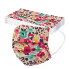 10 шт., одноразовые маски для лица с принтом бабочек