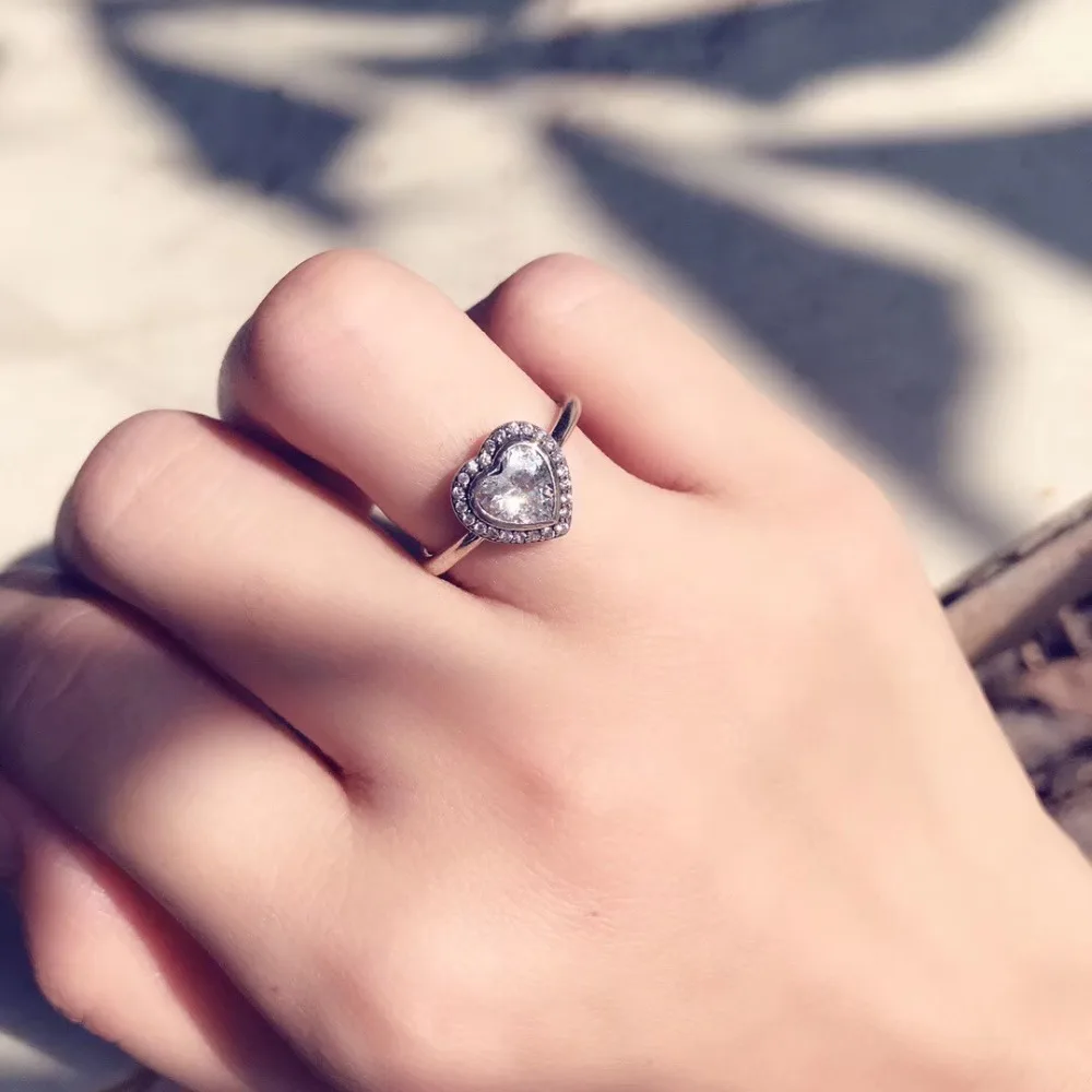 

YPD68 S925 Sterling Silver Ring lady ring zircon ring wedding engagement birthday party gift