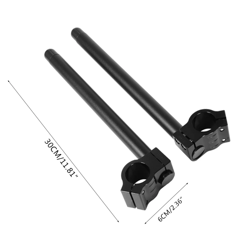 

37/41/50mm Diameter Seperate Handlebar 2Pcs Wearproof Motorcycle Handlebar