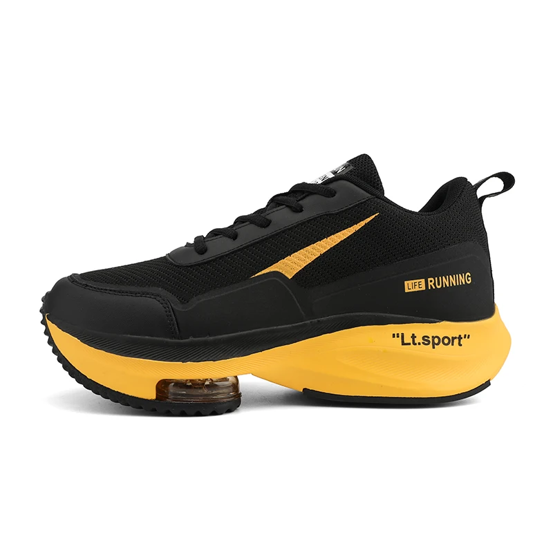 

Мужские спортивные тренировочные кроссовки с воздушной подушкой, сетчатая спортивная обувь для тенниса, уличные кроссовки для бега, нескользящая износостойкая повседневная обувь