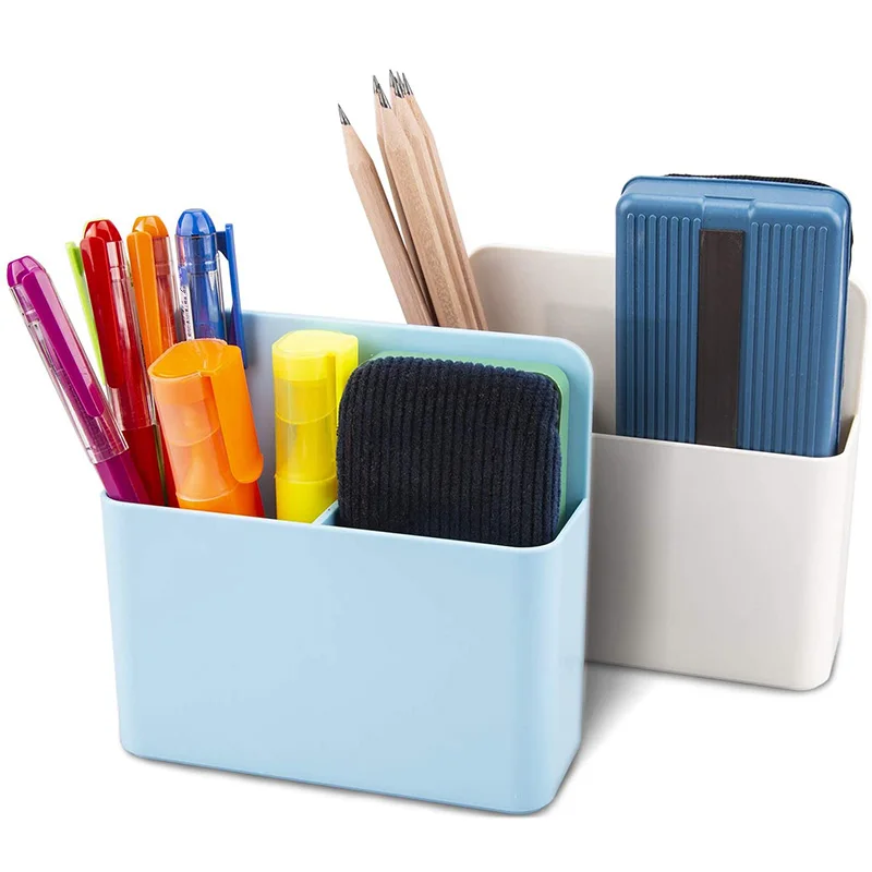 

2 Pack Magnetic Pen Holder Adjustable Dry Erase Markers Organizer, Whiteboard Pen Holder for Refrigerator, Office