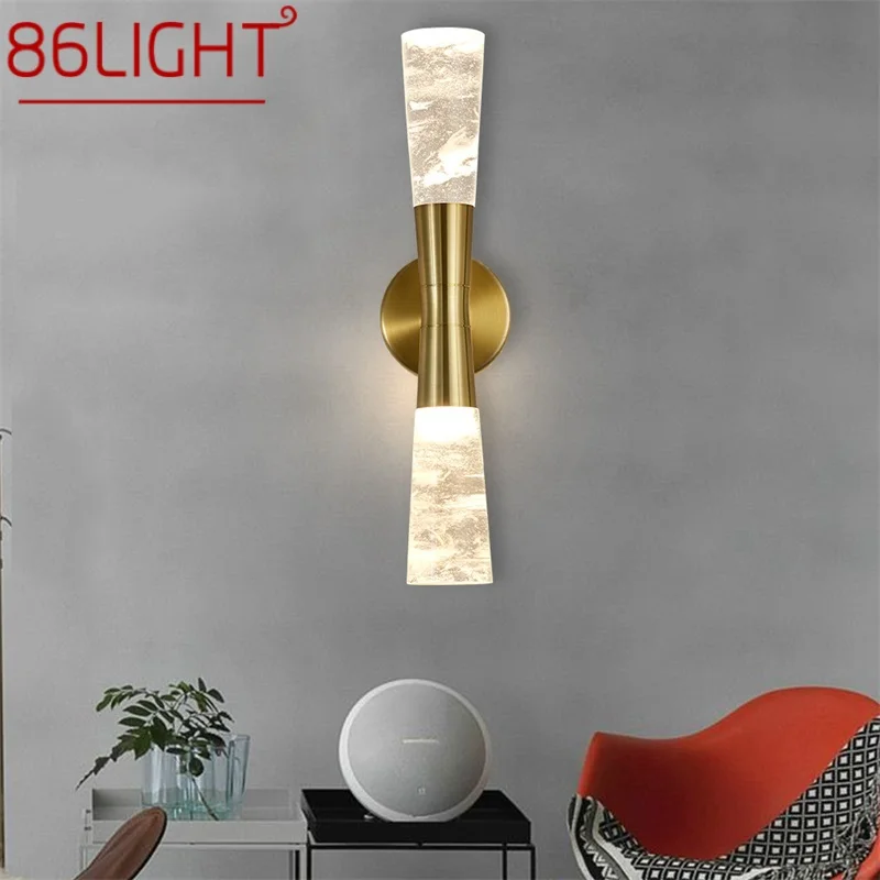 

86LIGHT Crystal Wall Lights Sconce LED Fixture Modern Aluminum Indoor Wall Lamps For Home Foyer Bedroom Living Room Office Hotel