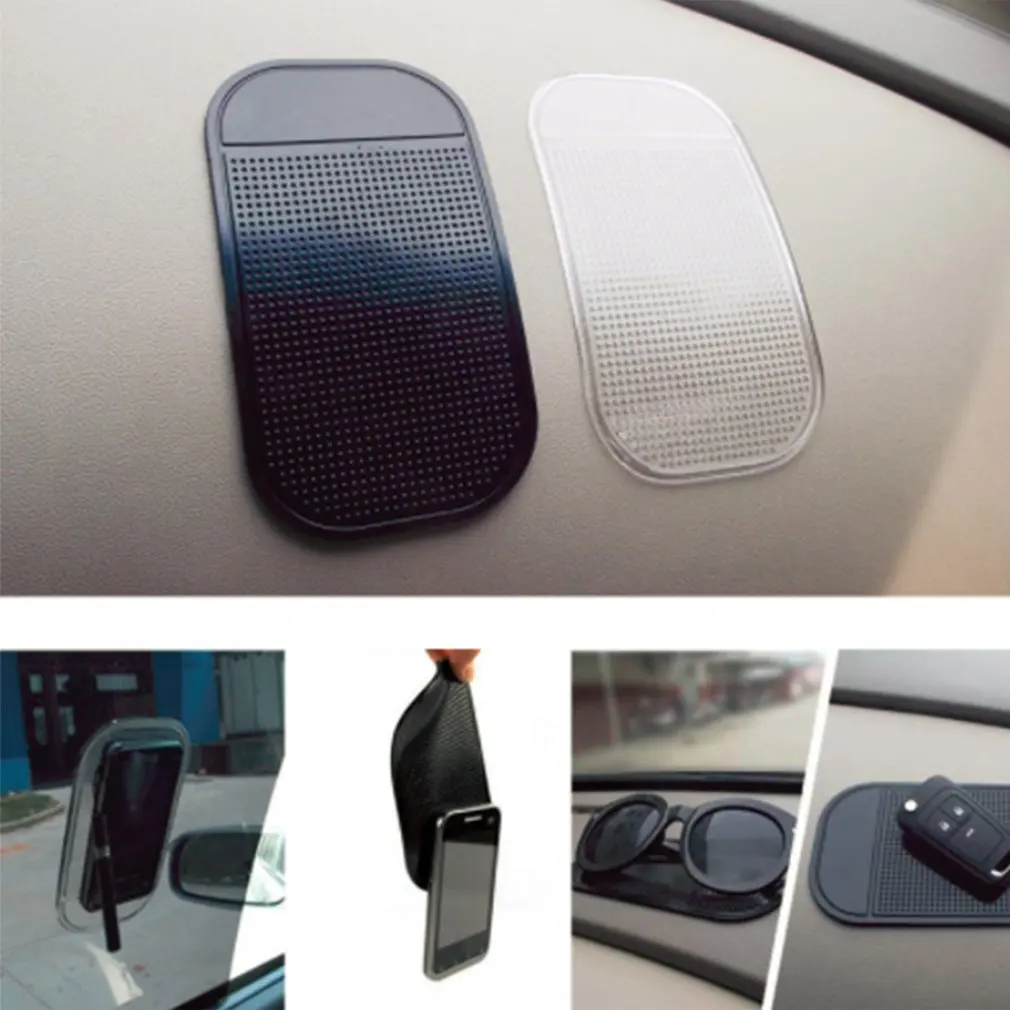 

Anti-slip Phone Mat Holder GPS Pad Sticky Mat Anti Slip Pens MP4 Pad Car Dash Place Universal Cell Phone Holder Car Styling