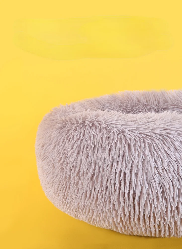 

Super Soft Pet Bed Kennel Dog Round Cat Winter Warm Sleeping Bag Plush Puppy CushionPad Portable Cat Supplies XL Sized pet nest