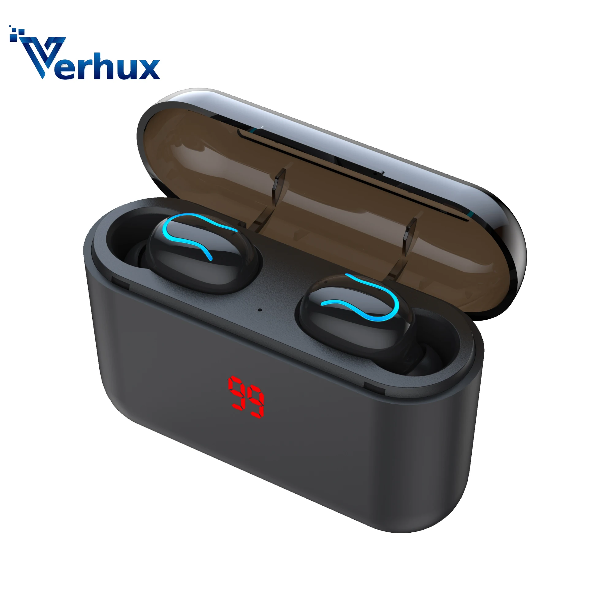 Bluetooth гарнитура с микрофоном Стерео спортивные наушники в ухо HBQ Q32 TWS 5,0 спортивные наушники для бега наушники с зарядным устройством