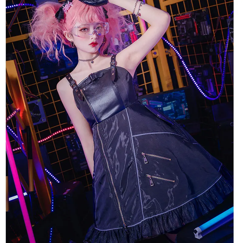 

Rays of Light ~ Cool Punk Lolita Dress Gothic Party Dress