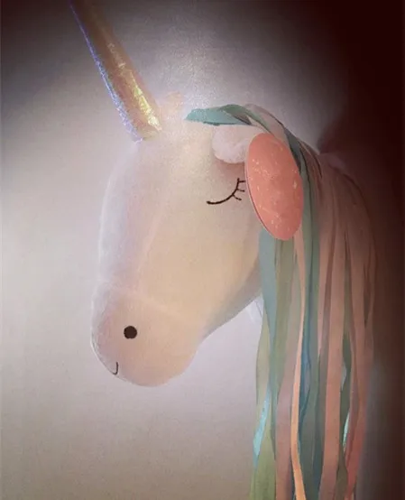 

Nordic Style INS ribbons show unicorn wall hanging wall decorations Christmas gifts