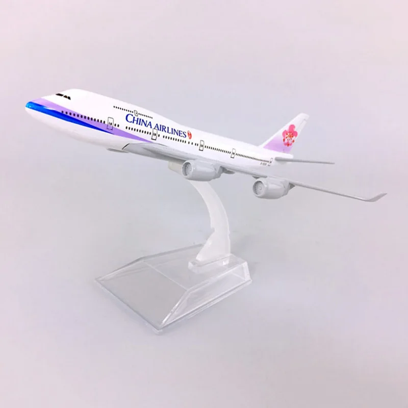 Коллекция 1:400 Boeing B747 400 модель китайские авиалинии с базой Airbus 16 см металлический