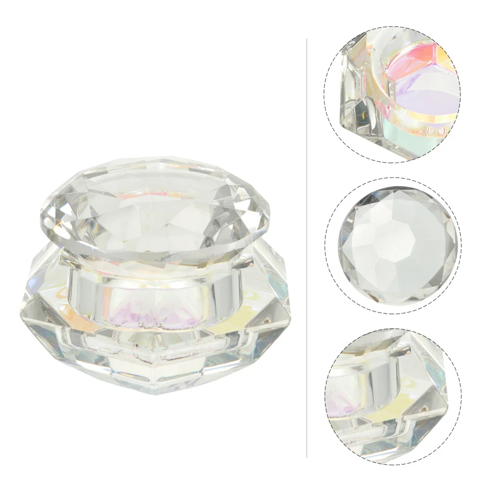 

Creative Nail Art Dish Bowl Glass Crystal Cup Nail Art Cup Manicure Care Tool